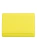 DuDu Geldbörse Leder 10 cm in citrus yellow