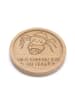 Mr. & Mrs. Panda Bierdeckel Holz Spinne Agathe Kaffee mit Spruch in Transparent