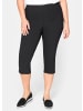 sheego Caprihose in schwarz