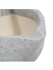 Excellent Houseware Küchenmörser mit Stößel, Keramik in Grau, (B) 11,4 x (H) 10 x (L) 11,4 cm