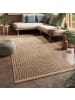 KADIMA DESIGN Outdoor Teppich Natur Balkon, Terrasse in Beige