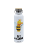 Mr. & Mrs. Panda Trinkflasche Biene König mit Spruch in Weiß