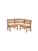 58 aufm Kessel ECKBANK Deborah 204 x 204 x 87 Massivholz Buche lackiert