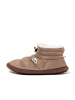 nuvola Hausschuhe "Boot Home Velvet" in Taupe