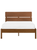 Beliani Doppelbett BOISSET in Braun - (W) 125 x (H) 101 x (L) 205 cm