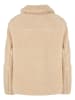 Urban Classics Urban Classics Damen Ladies Sherpa Biker Jacket in unionbeige