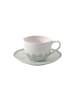 Cappuccinotasse mit Untertasse Fleur Couleur in Vert 300 ml