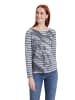 Betty Barclay Ringelshirt mit Aufdruck in Grey/Blue