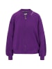 DreiMaster Vintage Damen Sweatjacke in Dunkellila