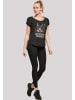F4NT4STIC Long Cut T-Shirt Looney Tunes Bugs Bunny' in schwarz