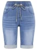 Kangaroos Jogg-Jeansbermudas in light blue used