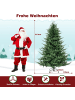 COSTWAY 210 cm Künstlicher Weihnachtsbaum beleuchtet in Grün