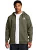 Under Armour Fleecejacke/Fleecepullover "Ua Icon Fleece Fz Hood" in Grün