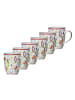 Ritzenhoff & Breker 6er Set Kaffeebecher Shanti 320 ml bunt in bunt
