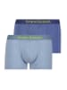 Bruno Banani Boxershort 2er Pack in Jeansblau/Hellblau