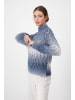 monari Pullover in smokey blue gemustert
