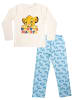 Disney Der König der Löwen Schlafanzug Simba Pyjama Set Langarm in Mehrfarbig
