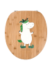 Mr. & Mrs. Panda Motiv WC Sitz Einhorn Joker ohne Spruch in Braun