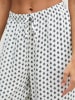 Marc O'Polo Strandhose Palm Border Geo in white cotton palm print