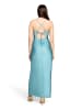 Vera Mont Abendkleid im Glitzer-Look in Mint/Silver