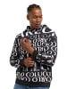 Carlo Colucci Hoodie ohne Reißverschluss Dipauli in Schwarz
