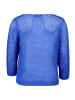 Betty Barclay Lochstrick-Pullover mit 3/4 Arm in Adria Blue