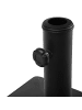Beliani Zubehör für Sonnenschirme CERVO in Schwarz - (W) 50 x (H) 36 x (L) 50 cm
