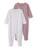 TWO SOON 2er-Pack Pyjama Set in Lilas