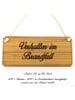 Mr. & Mrs. Panda Schild aus Holz Verhalten im Brandfall mit Spruch in Keine Angabe