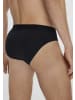 Hessnatur Slip Regular Cut 3er-Pack in schwarz