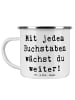 Mr. & Mrs. Panda Becher Spruch Schulanfang Inspiration mit Spruch in Weiß