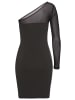 Laura Scott Druckkleid in schwarz