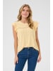 Kaffe Ärmellose Bluse KAtyra Regular fit in Straw CC.