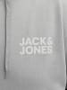 JACK & JONES PLUS Kapuzenpullover in Ultimate Grey