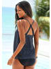 Venice Beach Tankini in schwarz-grau