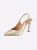 Heine Slingpumps in goldfarben