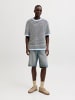 Jack & Jones Gestricktes T-Shirt in Cashmere Blue