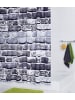RIDDER Duschvorhang Textil Wall grau 180x200 cm