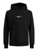 Jack & Jones Kapuzenpullover Relaxed Fit mit Print JORVESTERBRO in Schwarz