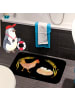 Mr. & Mrs. Panda Badematte Huhn Stolz ohne Spruch in Schwarz