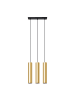 Nice Lamps Pendelleuchte CASTRO 3 poliertes Gold H 90