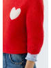 Oui Pullover in high risk red