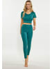 IZIA Damen Crop-Top in Petrol