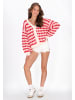 myMo Cardigan in red multicolor