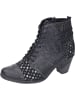 remonte Klassische Stiefeletten in schwarz/schwarz/metallic-multi/schwarz