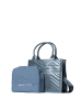 Marc Ellis Handbag in BLUE AND SILVER