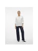 Vero Moda Langarmbluse in snow white1