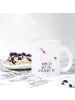 Mr. & Mrs. Panda Kaffeetasse Einhorn Yoga mit Spruch in Transparent
