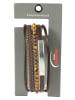 Adeliás Herren Armband – Lederarmband aus Leder mit Tigerauge 23 cm in braun