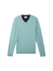 Tom Tailor Pullover in soft mint melange